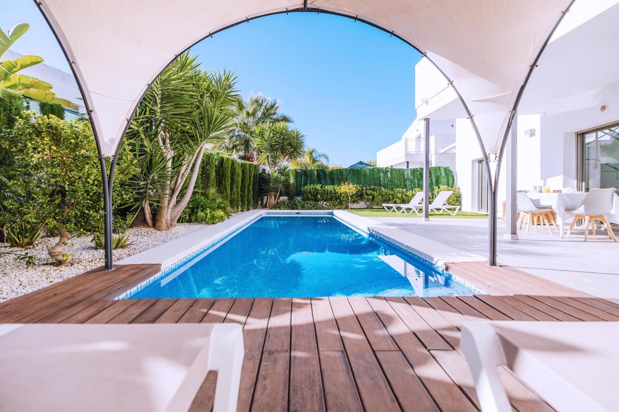 Casa Coco Stylisches Beachhouse Mit Pool & Sundeck Els Poblets Denia Eksteriør bilde